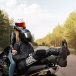 Strój motocyklowy dla pasażera